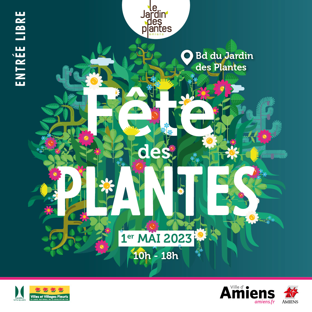 Retrouveznous à la fête des Plantes le 1er Mai au Jardin des Plantes
