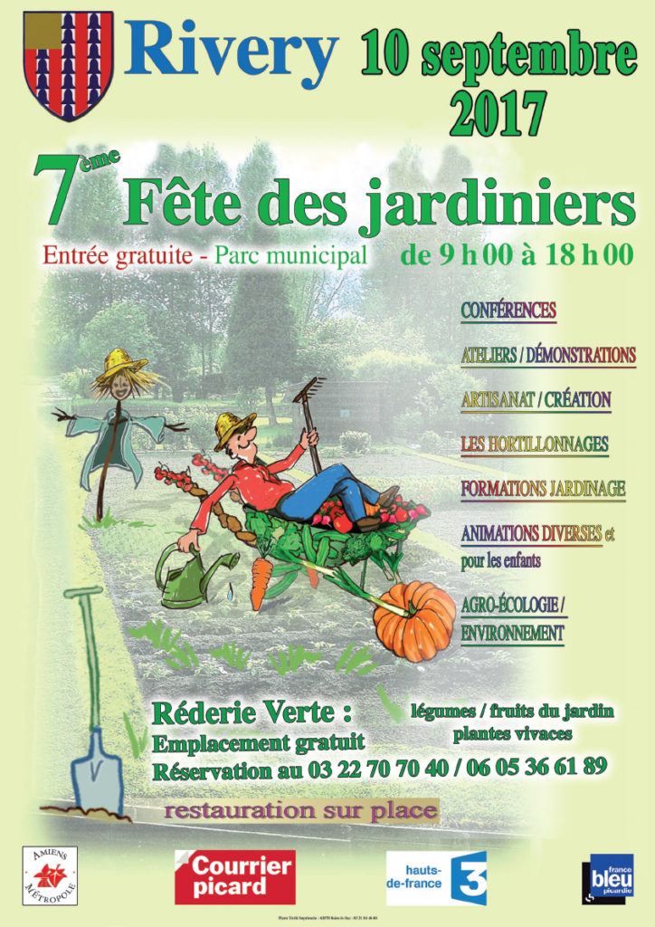 Affiche Fête des Jardiniers Rivery 2017